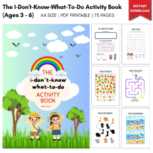 the i don't know what to do activity book